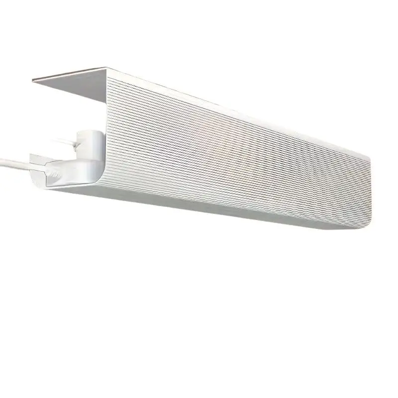 1PC 40cm/15.75inch PVC Under Table Cable Organizer Punch-free Wire Management Holder Wall-Mounted Office Supplies