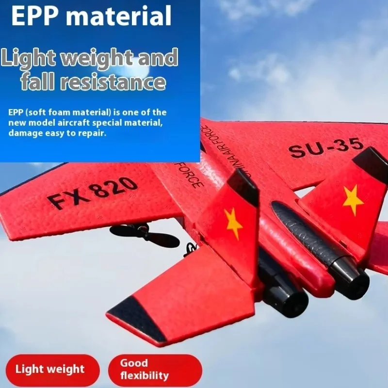 New 2.4g Remote Control Aircraft Fighter Fixed Wing Glider Foam Aircraft Crashworthy Fall Resistant Model Boy Birthday Toys Gift