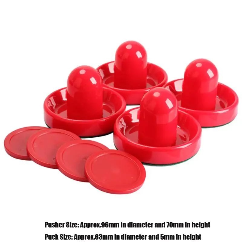 Plastic Air Hockey Inline and ABS Air Hockey Disc Parts for Tables Game Black Air Hockey Accessories Ball Sport Tools