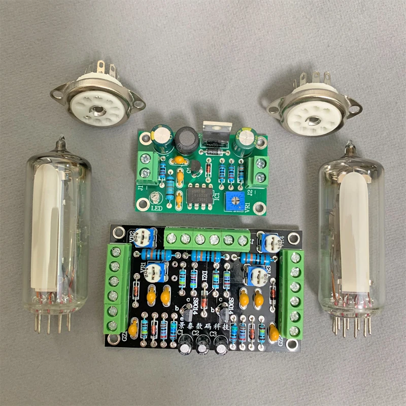 6e2 Cat's Eye Tube Drive Board Kit Dual Channel Fluorescent Level Indication Drive Power Amplifier DIY Modification