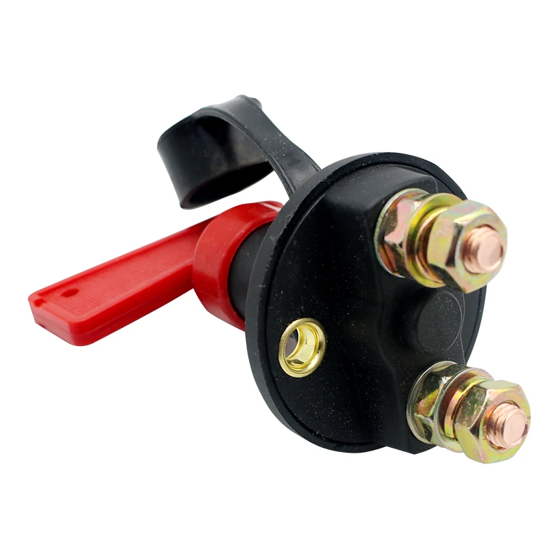 300A 12V 24V Red 2Key Cut Off Battery Main Kill Switch Vehicle Car Modify Isolator Disconnector Truck Boat Auto Car Power Switch