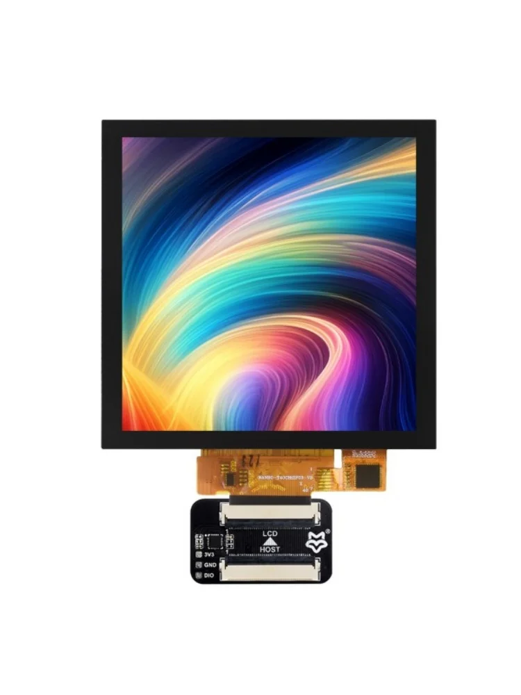 4inch IPS Capacitive Touch Display, 720×720 Pixels, RGB Communication Interface, Compatible With Luckfox Pico Ultra Development