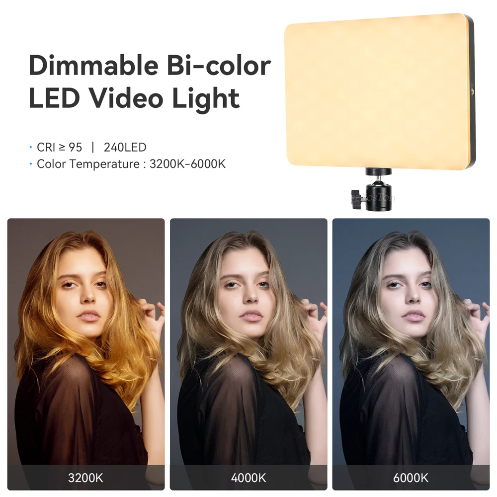 14 Inch LED Video Light Photo Studio Lamp Streaming Lighting Shoot Lamp 2700-5700K With Tripod for Video Recording Youtube