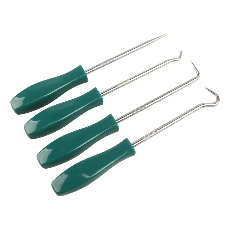 

Hot SaleO-Ring Seal Gasket Puller Remover Pick Hooks Repair Tools for car 4Pcs 135mm Car Auto Vehicle Oil Seal Screwdrivers Set