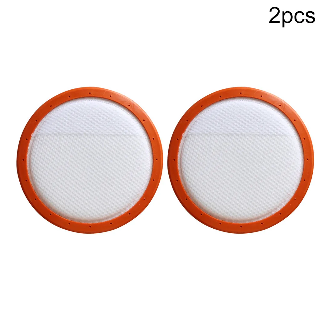 2 Packs Pre Motor Filter For Goblin GVC304B Vacuum Cleaner 125mm Orange+White Filters Household Cleaning Tools Robot Part