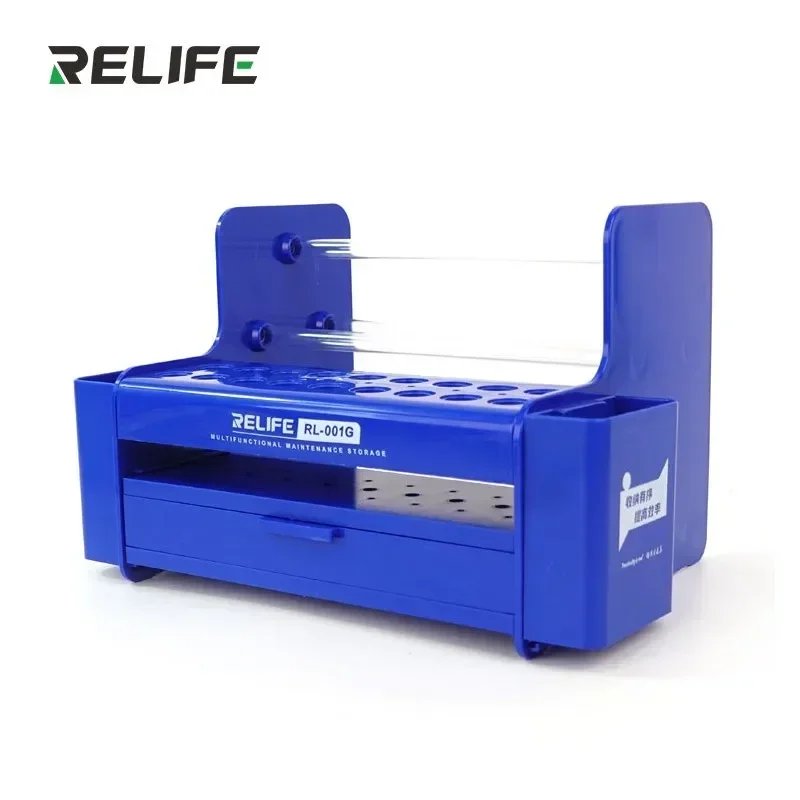 Imagem -05 - Relife Rl001g Caixa de Armazenamento Multifuncional com Grande Capacidade Forte Durável Ferramentas de Coleta de Peças de Manutenção de Telefone Móvel