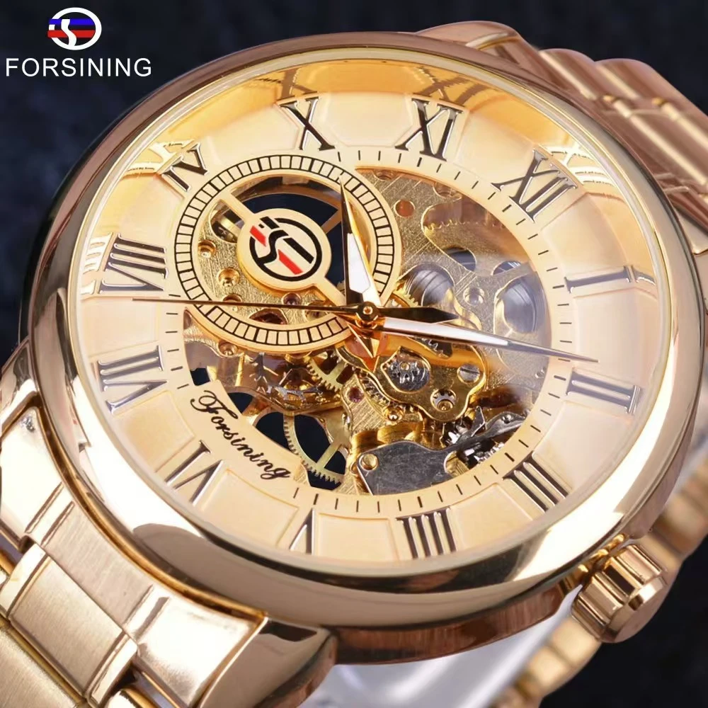 High-Looking, Cool and Fashionable Business Men's Mechanical Watches, Best-Selling Men's Watches, Hollow Mechanical Watches, Casual and Versatile, Personalized Watches for Men, European and American Style Give Him the Best Gift.