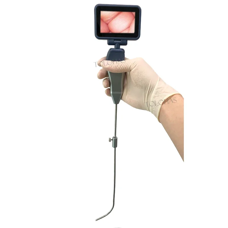 LHPVLS 3 Inch Full View Medical Portable Handheld Intubated Visual Rigid Video Laryngoscope