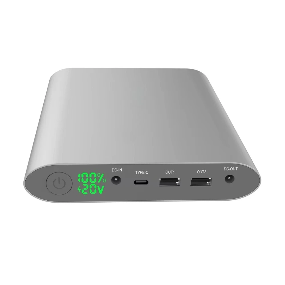 2025 Trending Products New 50000 MAh Aluminum Powerbanks for Notebook Laptop Computer Power Bank DC  16v 19v 20v 4.7A
