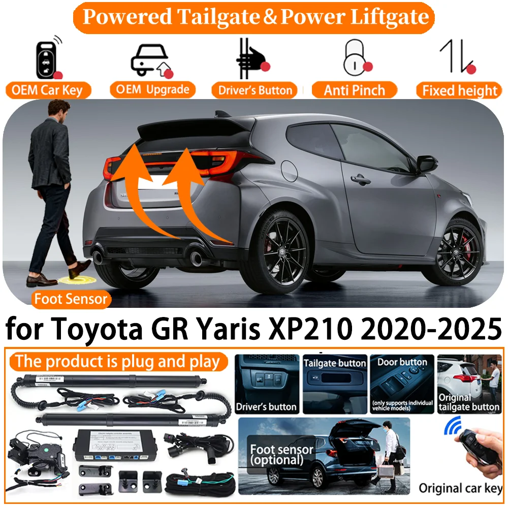 

Car OEM Smart Powered Tailgate system for Toyota GR Yaris XP210 2020-2025 Automatic Electric Power Tailgate Tail Gate Lift kit