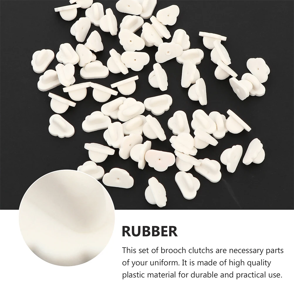 

200pcs Butterfly Cap Brooch Backing Holder Clasp Pins Lapel Badges Crafts Jewelry Accessories Replacement Service Bars Name