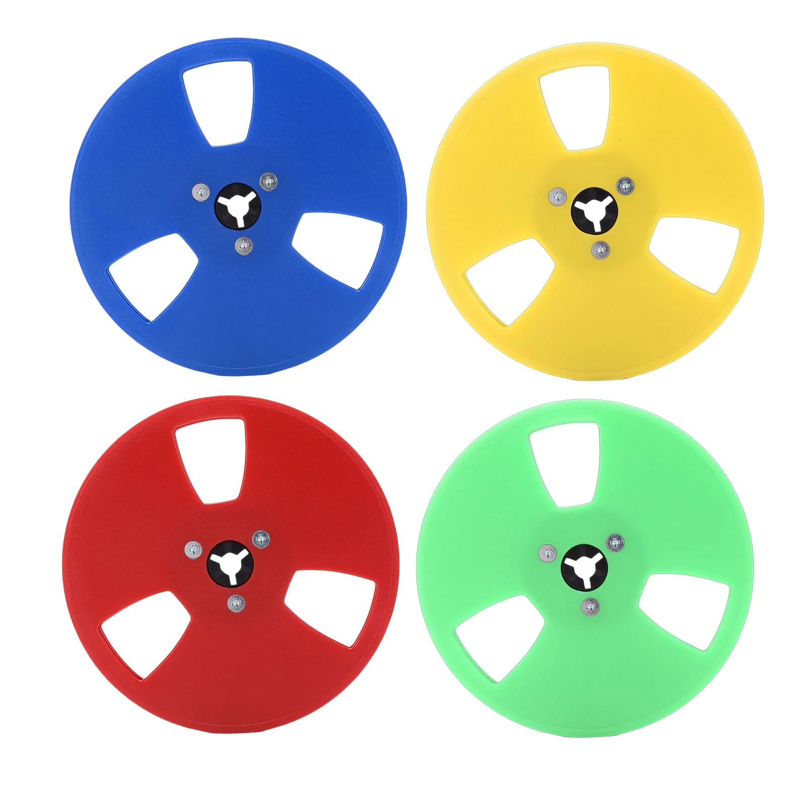 

Пустая катушка для ленты 1/4 дюйма (5 дюймов) с 3 отверстиями, совместимая с ReVox Studer, для записывающих устройств, сменная деталь для ленточного магнитофона NAB