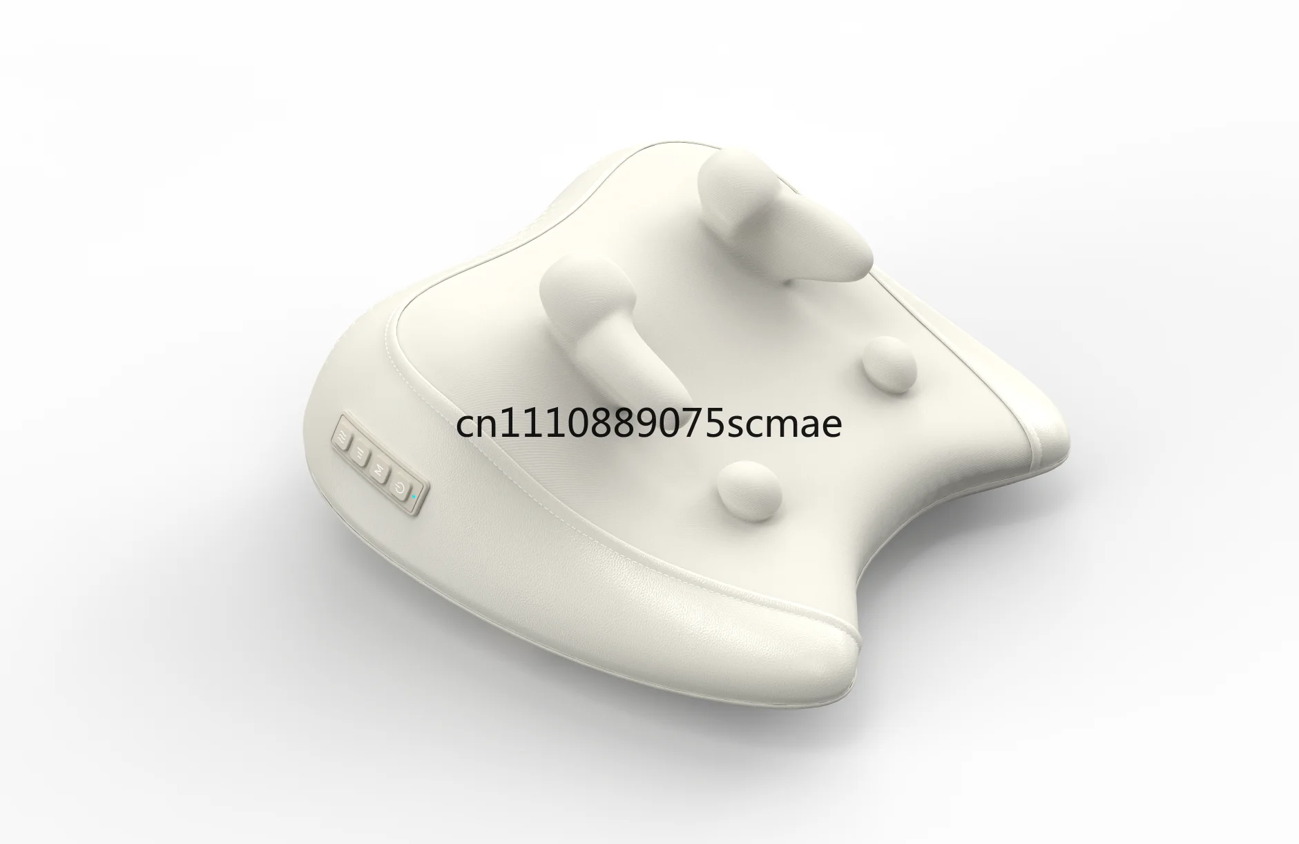 Shiatsu Heat Therapy Massage Pillow, 3D Kneading Neck Shoulder Back Massager 3 Modes With 2500mAh Battery