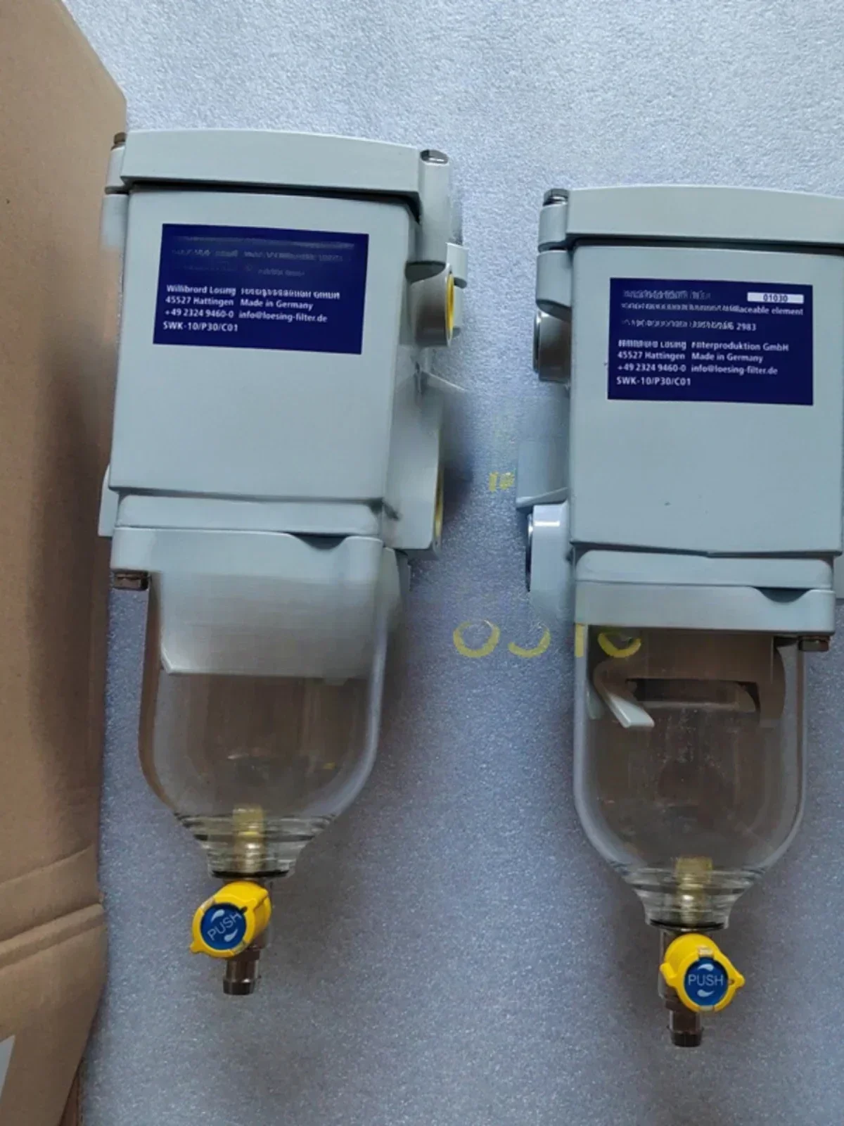 Öl-Wasser-Abscheider SWK 2000/5 SWK 2000/10 SWK 2000/18 Filter 01830 01030