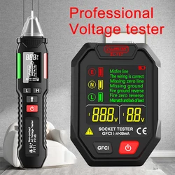 Indicatore rilevatore di tensione professionale 12-1000V penna di tensione di controllo a parete senza contatto Smart Breakpoint Finder voltmetro tester