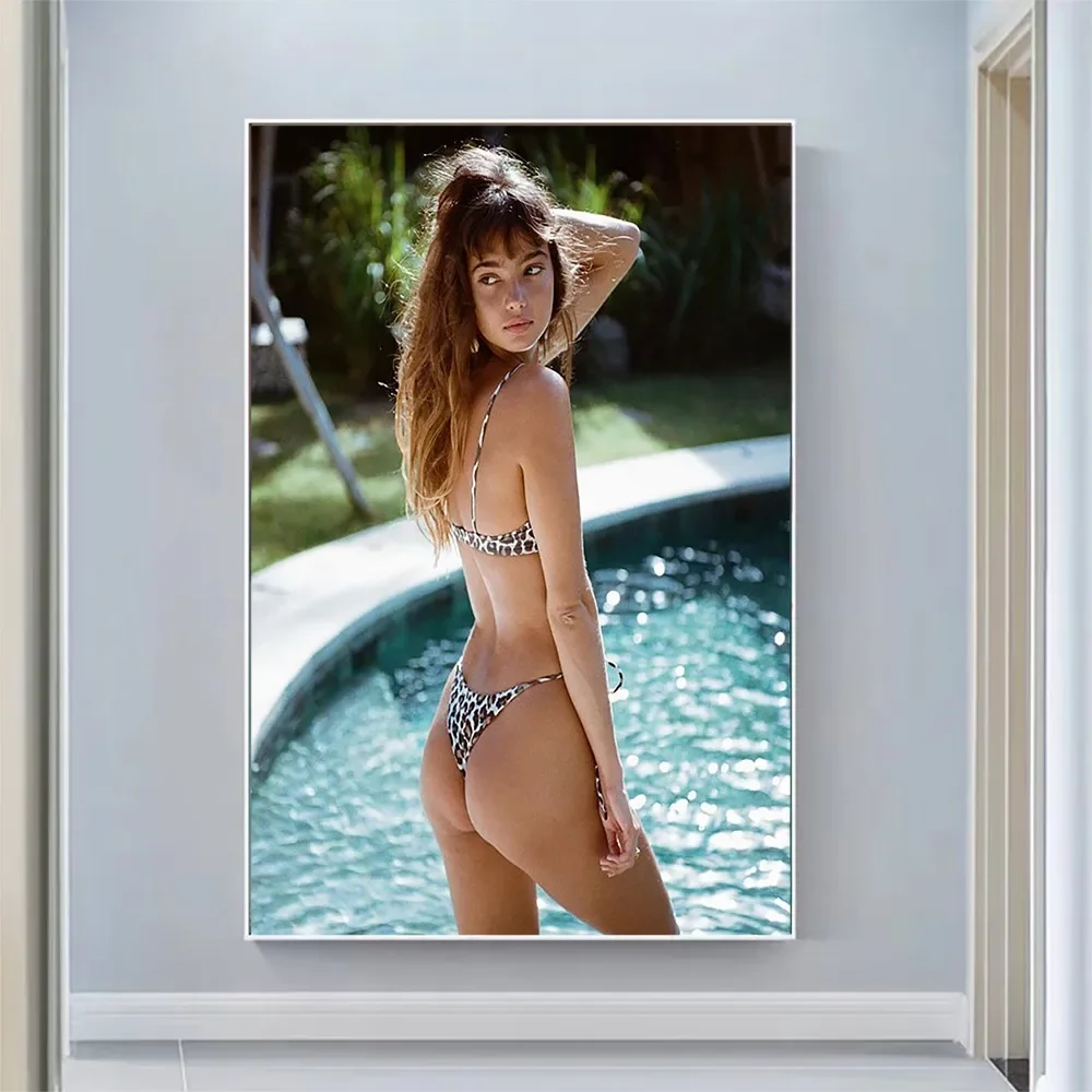 Silk Cloth Wall Poster Inka Williams  Sexy Model Star Art Home Decoration Gift