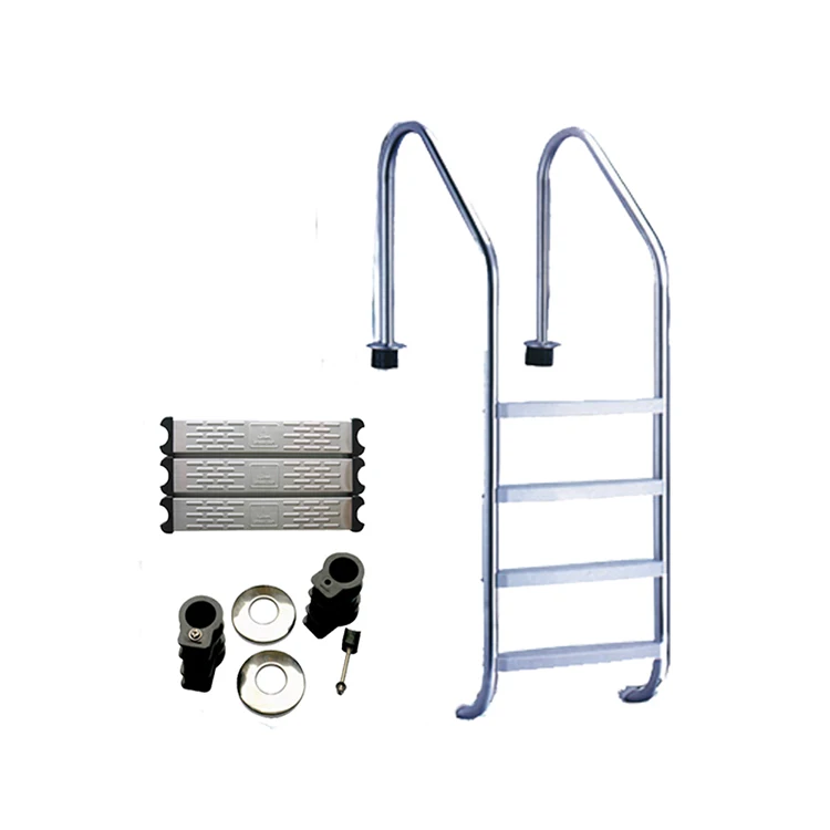 Professional Customization Swimming Pool Stainless Steel Step Ladder With private label