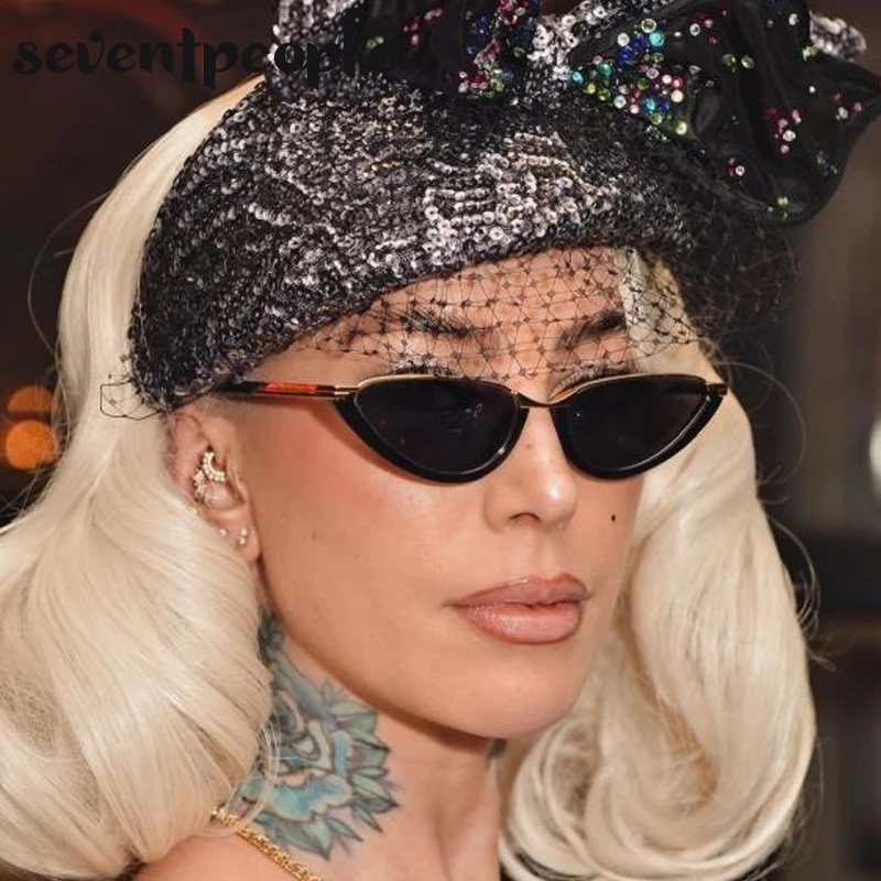 

Vintage Cat Eye Sunglasses Women 2025 Luxury Brand Retro Small Frame Triangle Sun Glasses For Ladies Fashion Outdoor Eyewear