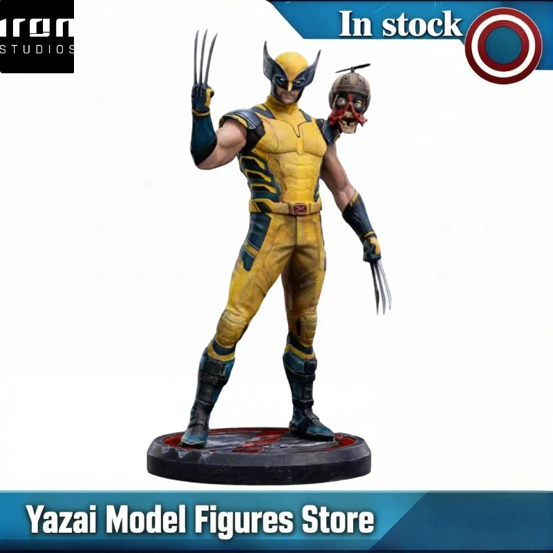 Original Iron Studios BDS Art Scale Deadpool Wolverine Anime Figure Model