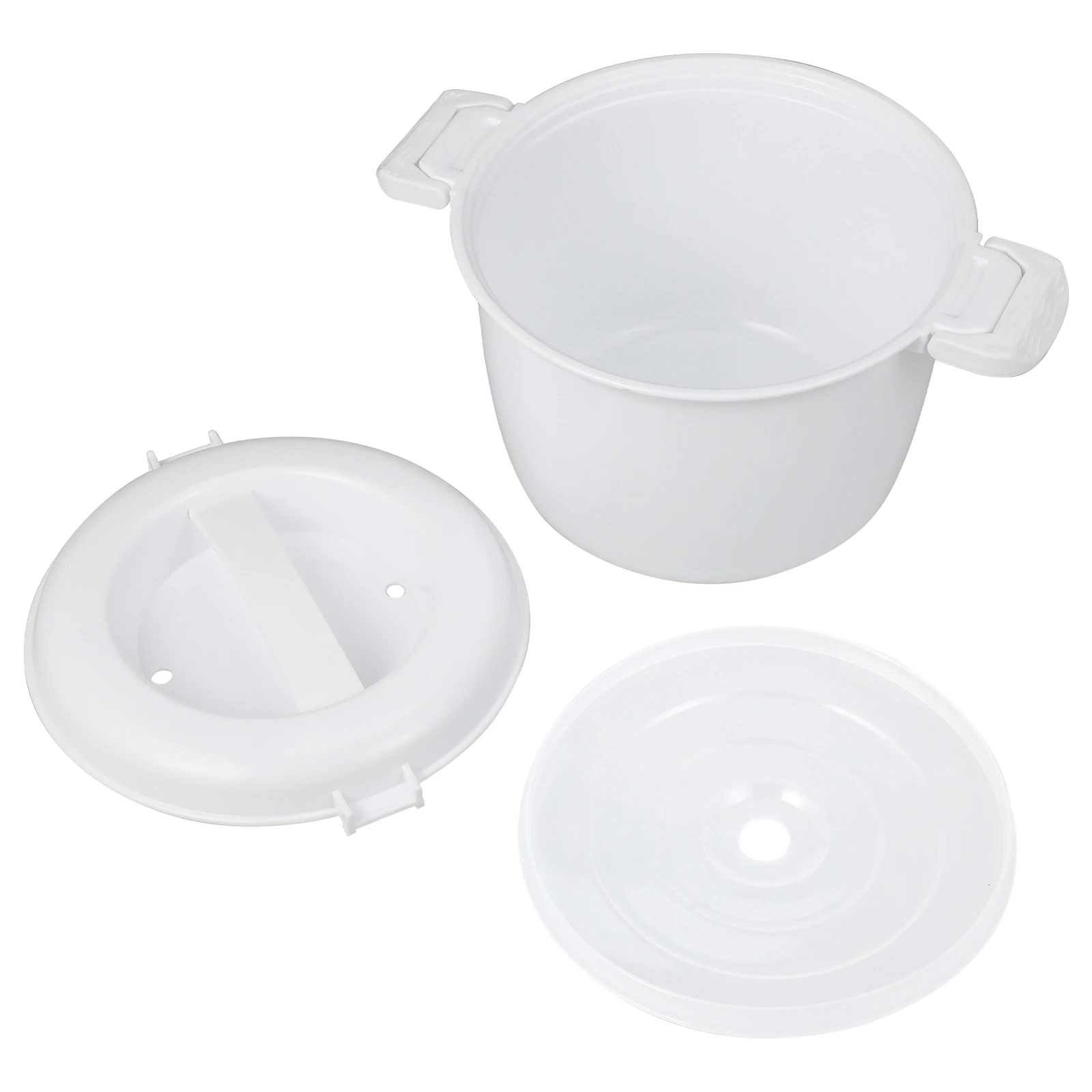 

Microwave Cooker For All Types Of Rice Food Grade Plastic Lunch Container Bento Box Simple Rice Making Tool Portable