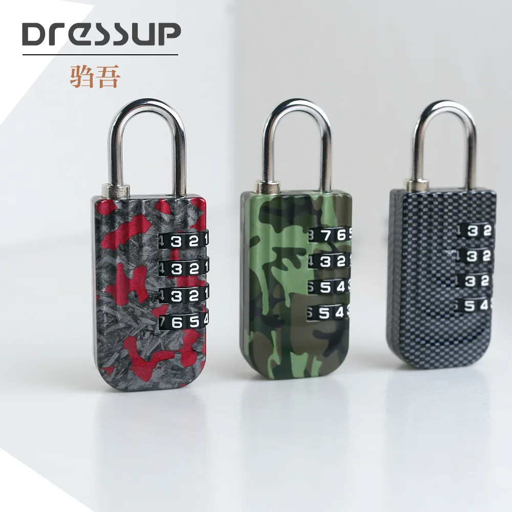 High Quality 4 Digit Combination Lock Anti-theft Safely Code Lock Travel Luggage Suitcase Lockers Zinc Alloy Padlock