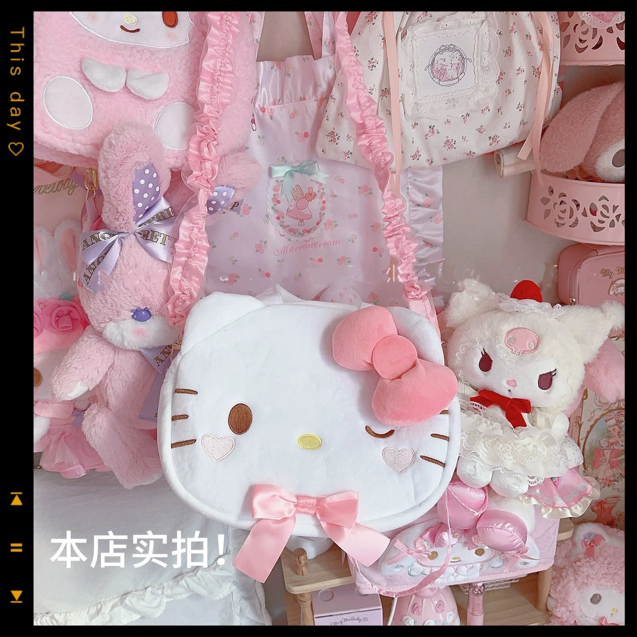 

kawaii hello kitty anime kuromi cinnamoroll cute shoulder bag shoulder bag wallet crossbody bag women and handbags