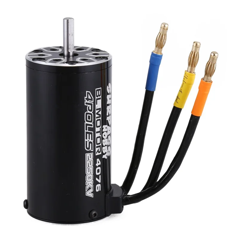 SURPASS HOBBY Waterproof 4076 2050KV 2650KV 2250KV 1700KV 1400KV Sensorless Brushless Motor for 1/8 RC Truck Car Parts HSP HPI