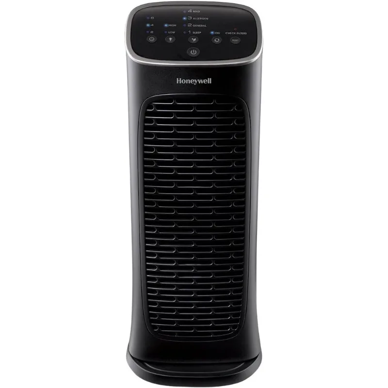 

Compact Air Genius 4 Air Purifier with Permanent Washable Filter, Medium Room (150 sq. ft.), Black