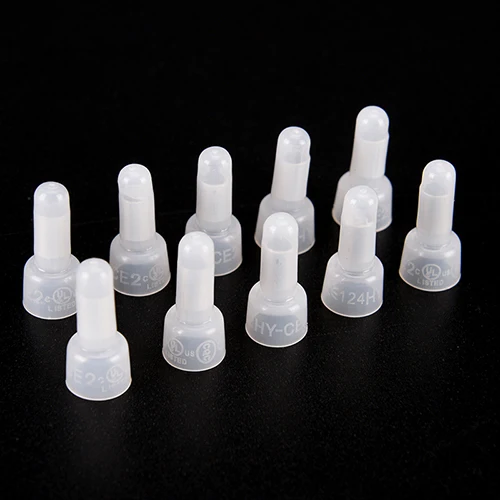 1000pcs Durable CE2X Closed-End Wire Connectors Crimp Terminals Cap for Electrical
