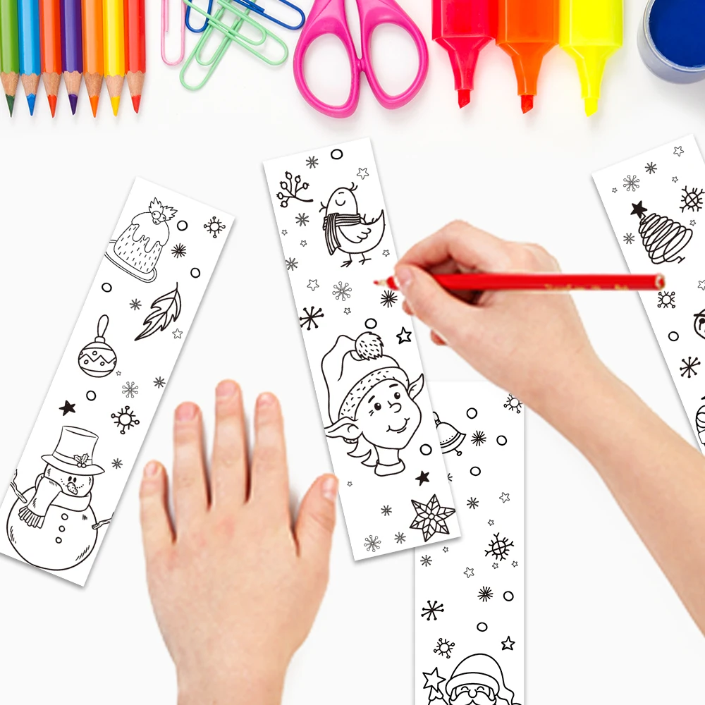 32، إشارات مرجعية ملونة، موسم العودة إلى المدرسة، عيد الميلاد، الهالوين، عيد المعلم، مناسبة للقراء وهدايا عيد الميلاد.