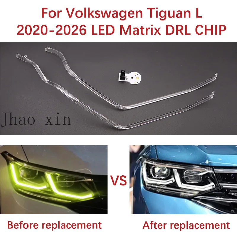 For VW Tiguan L 2020-2026 LED Matrix Car Headlights DRL CHIP Lamp Tube White Light Ballast Chip Angel Eyes Circuit Board view 6