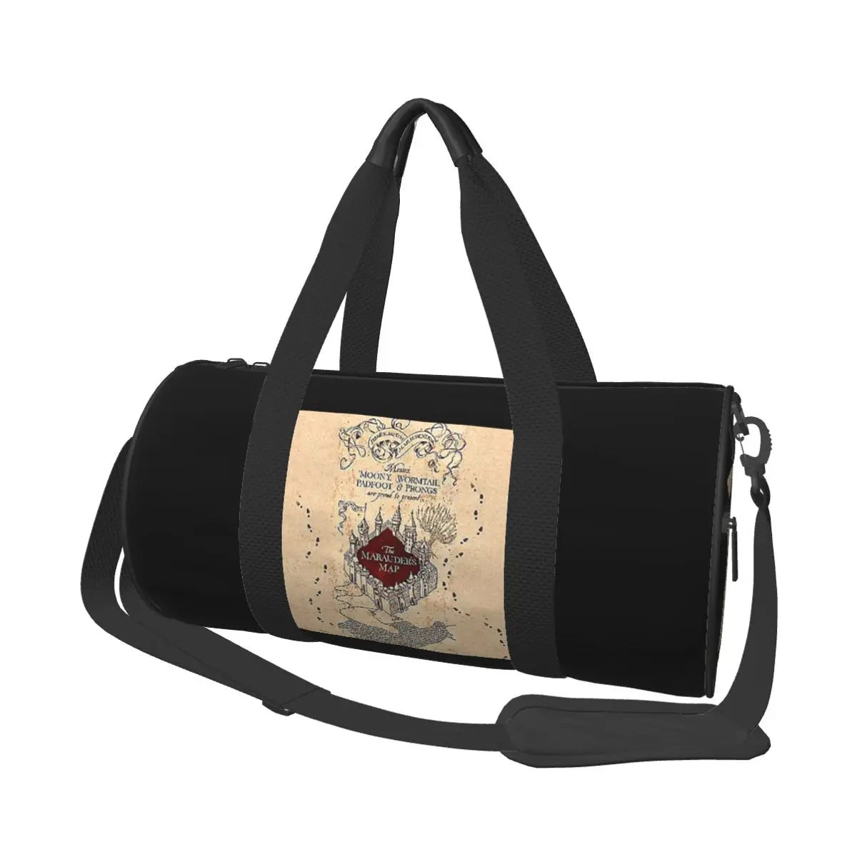 

Marauders Magic Map Large Duffle Gym Bag Waterproof Duffle Travel Bags Handbags Fitness bag