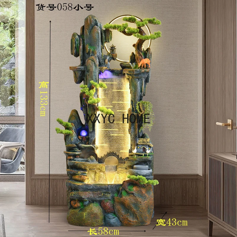 

Large Rockery Fountain Water Decoration Circulating Water Fish Tank Indoor Living Room Office Floor home accessories