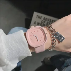 Reloj deportivo de cuero para mujer y niña, pulsera de cuarzo a la moda, estilo de marca