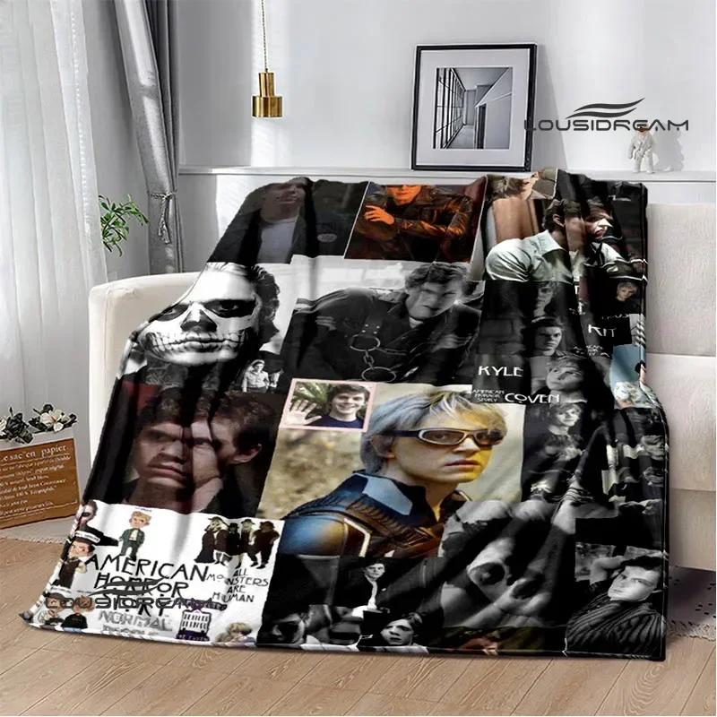 3D Evan Peters pattern printed Blankets Children's Warm blanket blankets for beds picnic blanket birthday gift