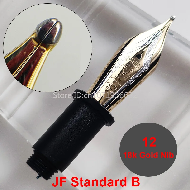 WingSung كبير N0.9 18K الذهب بنك الاستثمار القومي القياسية نبضات القلب JF F/M/B بنك الاستثمار القومي قبضة القسم ل WingSung 930 قلم حبر اكسسوارات هدية