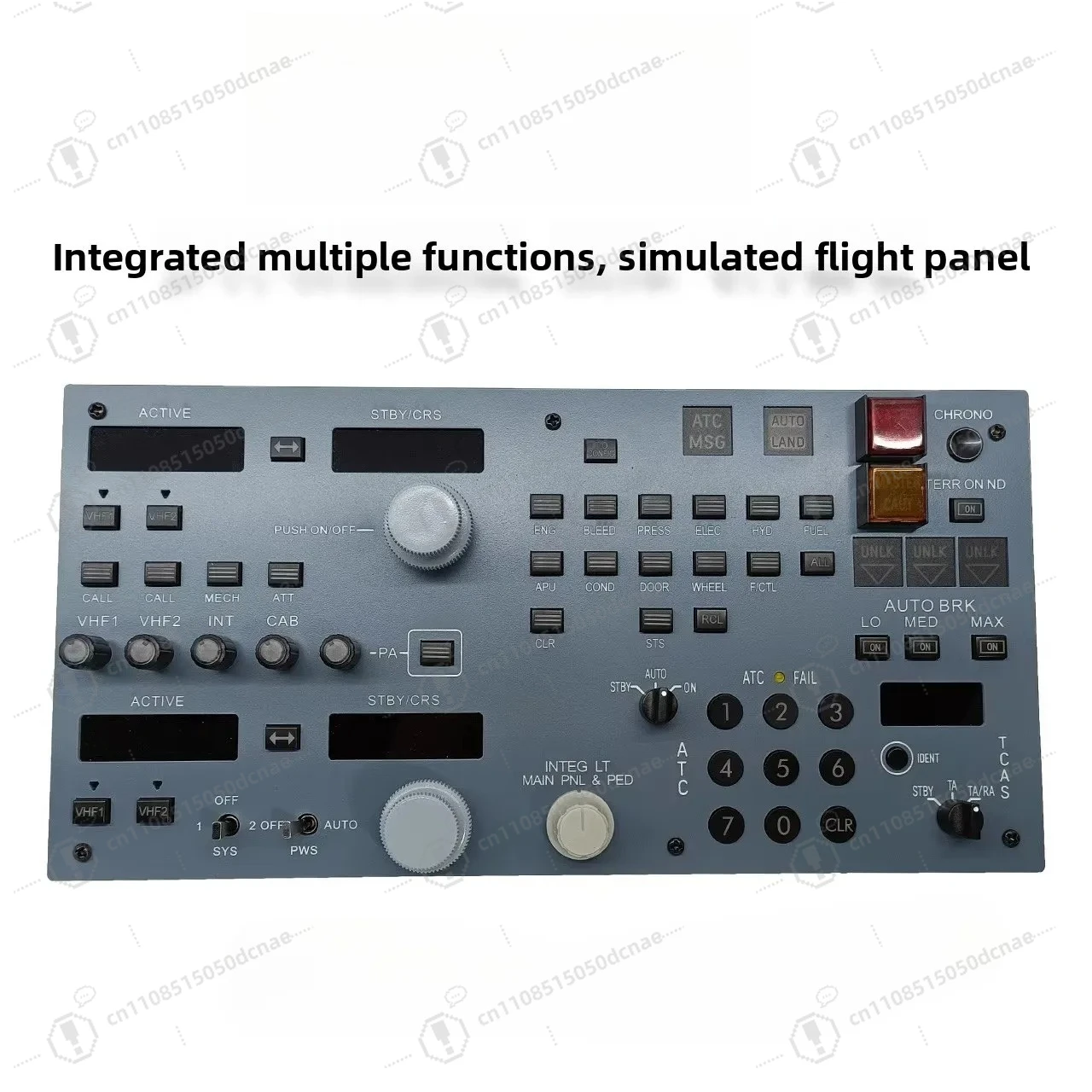 QMPE Integrated Flight Panel for Airbus A320 Fenix MSFS2020