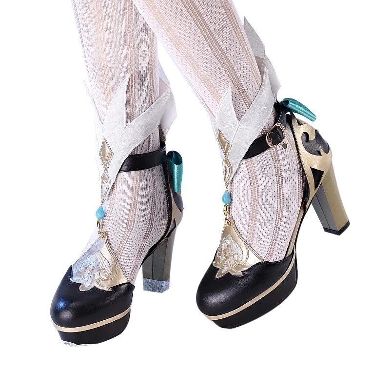 أحذية CosMiMi Game Genshin Impact Escoffier أحذية كوسبلاي موضة عالمية بكعب عالي للنساء ملحقات لعب الأدوار الجديدة