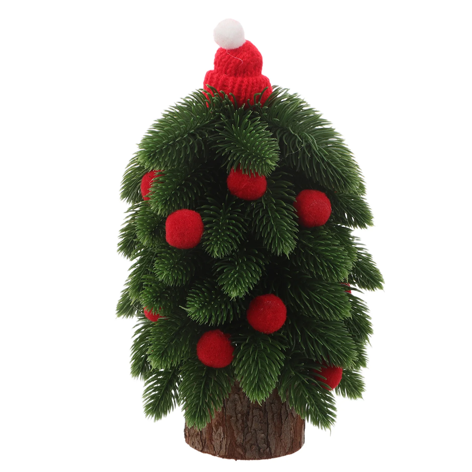 

Fake Christmas Tree Base Desk Pine Farmhouse Decor Tabletop Trees Decoration Decorations