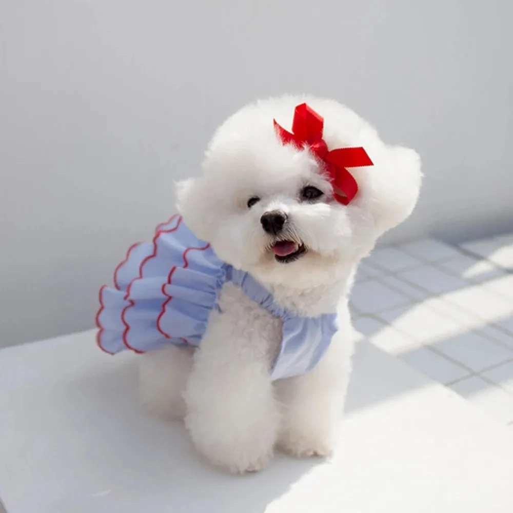 Dog Dress Luxury Puppy Skirt Dog Clothes Princess Dresses Wedding Evening Dress Dog Fancy Dress Puppy Summer Clothes Cat Costume