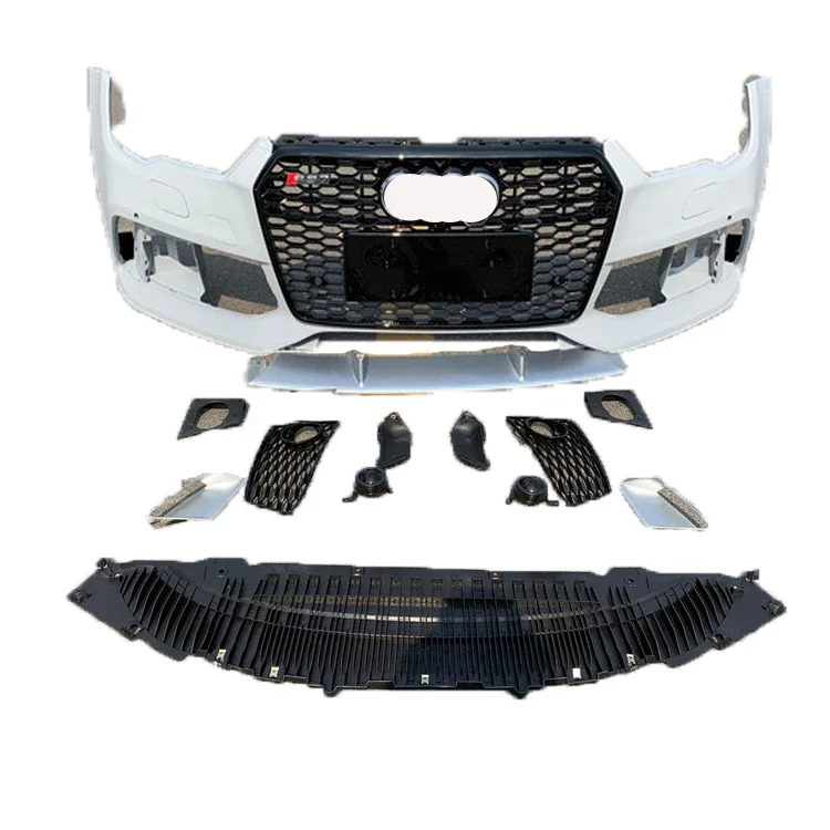 High Quality Auto Parts Upgrade to RS7 C7.5 Front Bumper with Grille for  A7 C7PA 2016-2018