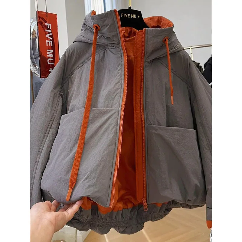 Women Parkas Winter Warn Casual Loose Women's Jacket Down Coats Solid Oversize Women's Winter Jacket Soft Cotton Puffer Jacket