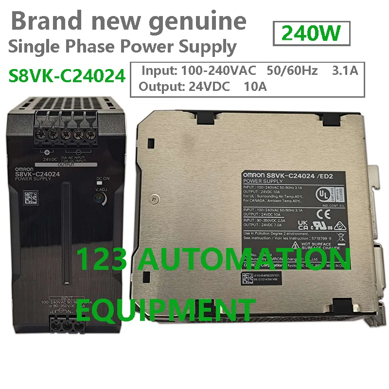 Authentic New Omron S8VK-C24024 Power Supply 240W 10A