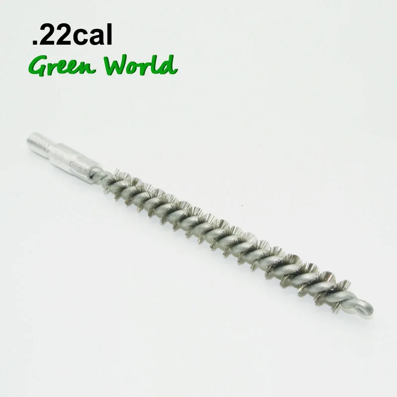 Green World 3 teile/los.22cal.30cal Edelstahl Pinsel, Pistole Sauber Pinsel, Wildschwein Borsten Pinsel – Detail 3