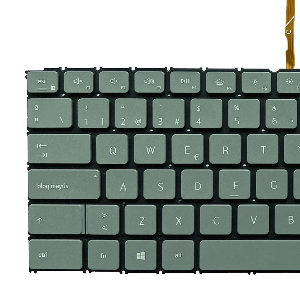 Imagem -04 - Teclado Espanhol para Dell Vostro Retroiluminado em 7415 5310 5320 14 5410 P143g 5415 Inspiron 5410 em 7420 em P161g