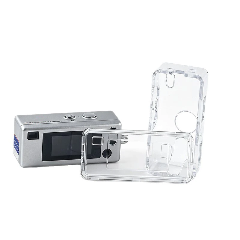 for Kodak Charmera Keychain 2000 Hard PC Protective Case Camera 2mm Thick Transparent Shockproof Cover Drop Proof Anti Scratch