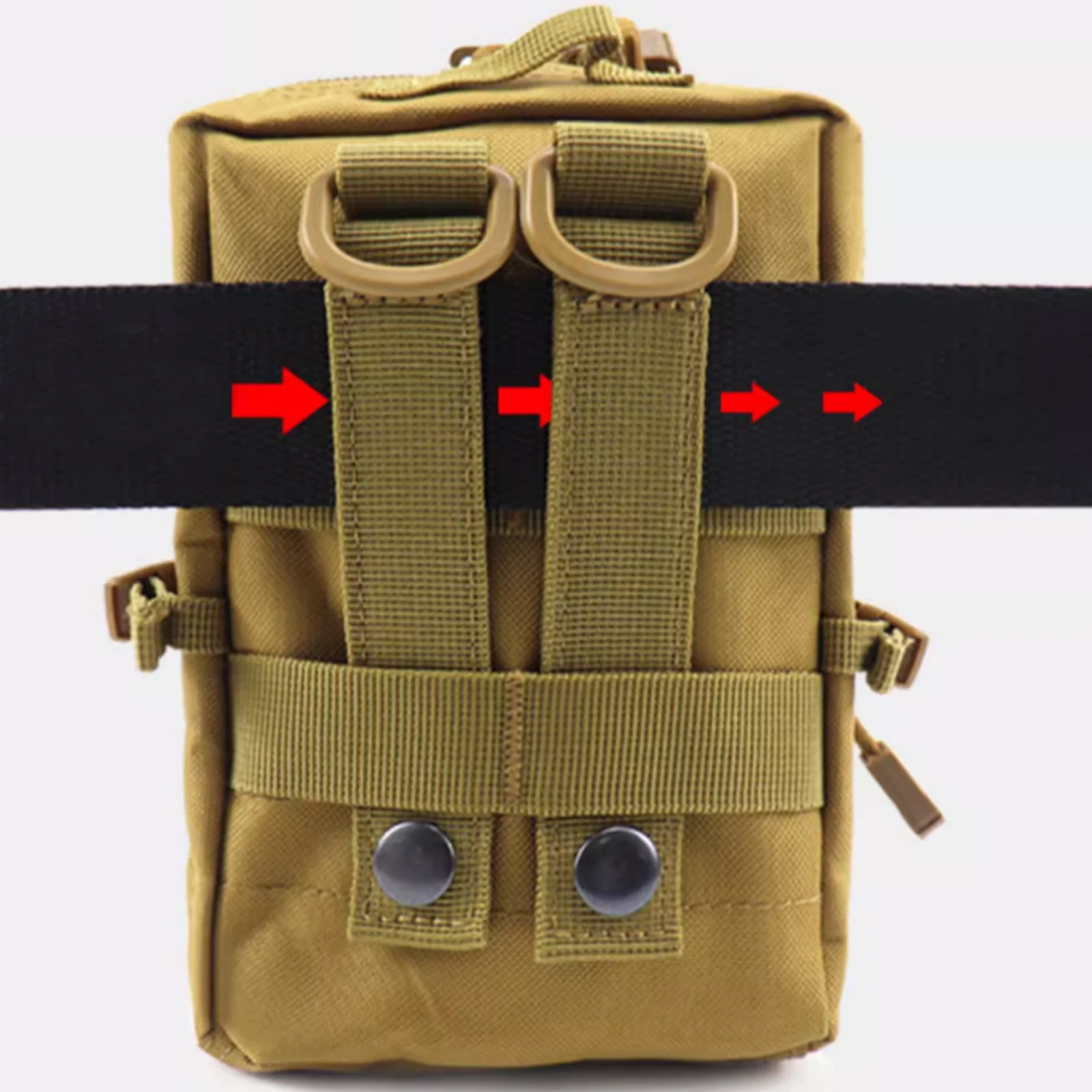 حقيبة خصر مرنة للرياضات الخارجية، حقيبة زجاجات مياه وظيفية قابلة للتعديل، حقيبة ركوب الدراجات للمشي لمسافات طويلة، حقيبة فاني رياضية للرجال والنساء #4