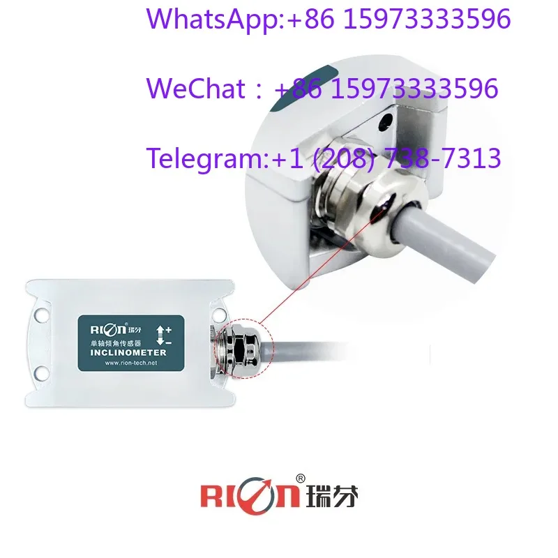 Dual Axis High Accuracy Current Type Tilt Sensor All Metal Housing Industrial Inclinometer