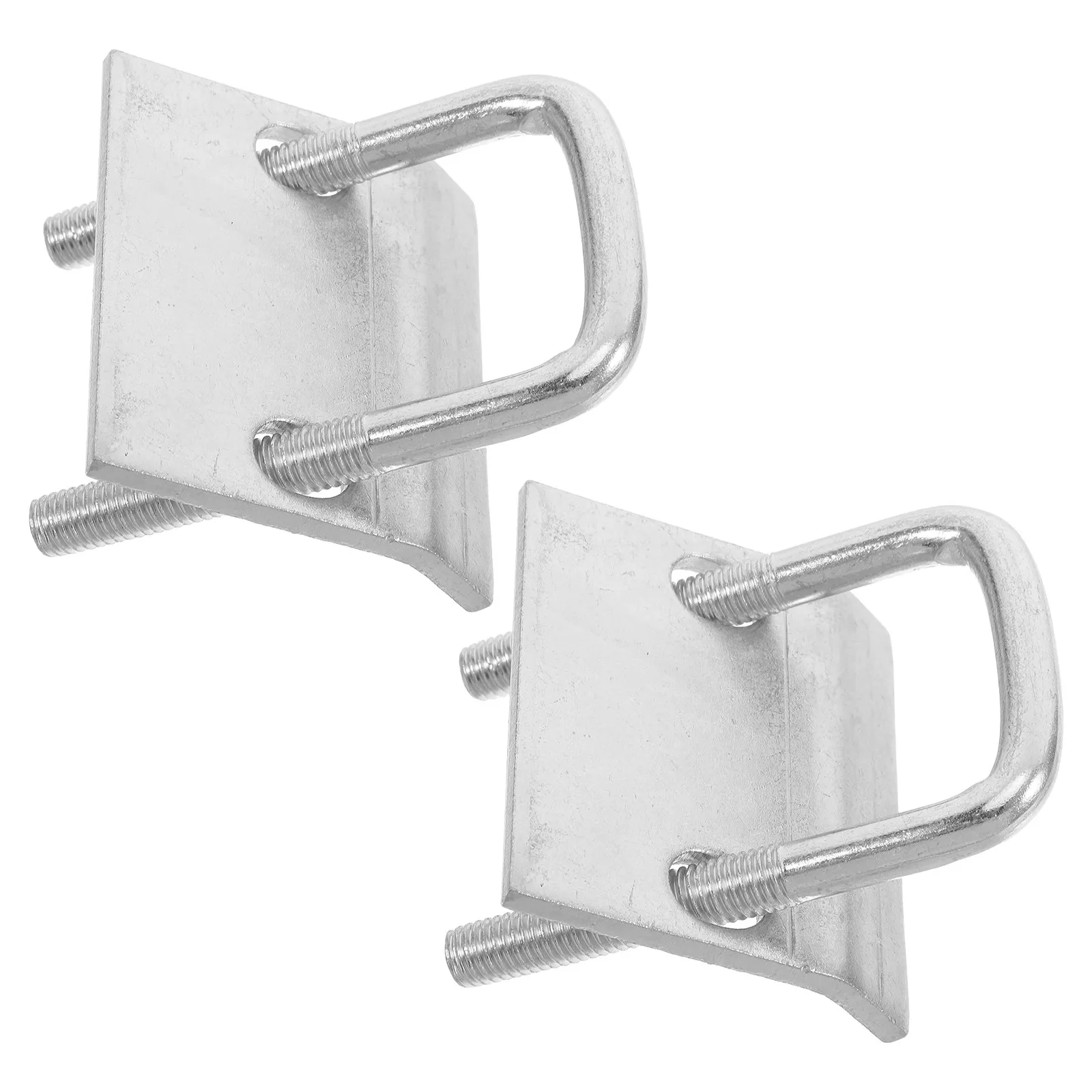 2Pcs Structural Steel Bracket Toothed Plate Beam Clamping System for Seismic Resistance Robust Fixation Easy Assembly Building