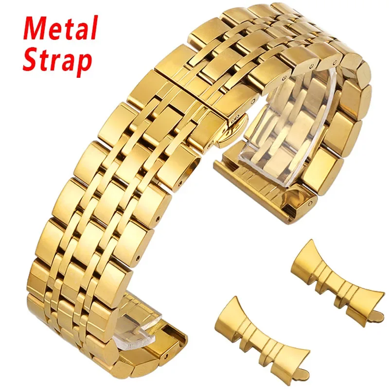 Metal Strap 18mm 20mm 22mm Watch Sport Stainless Belt Steel Watchband Quick Release Band Watch Bracelet Wristband for Men Woman